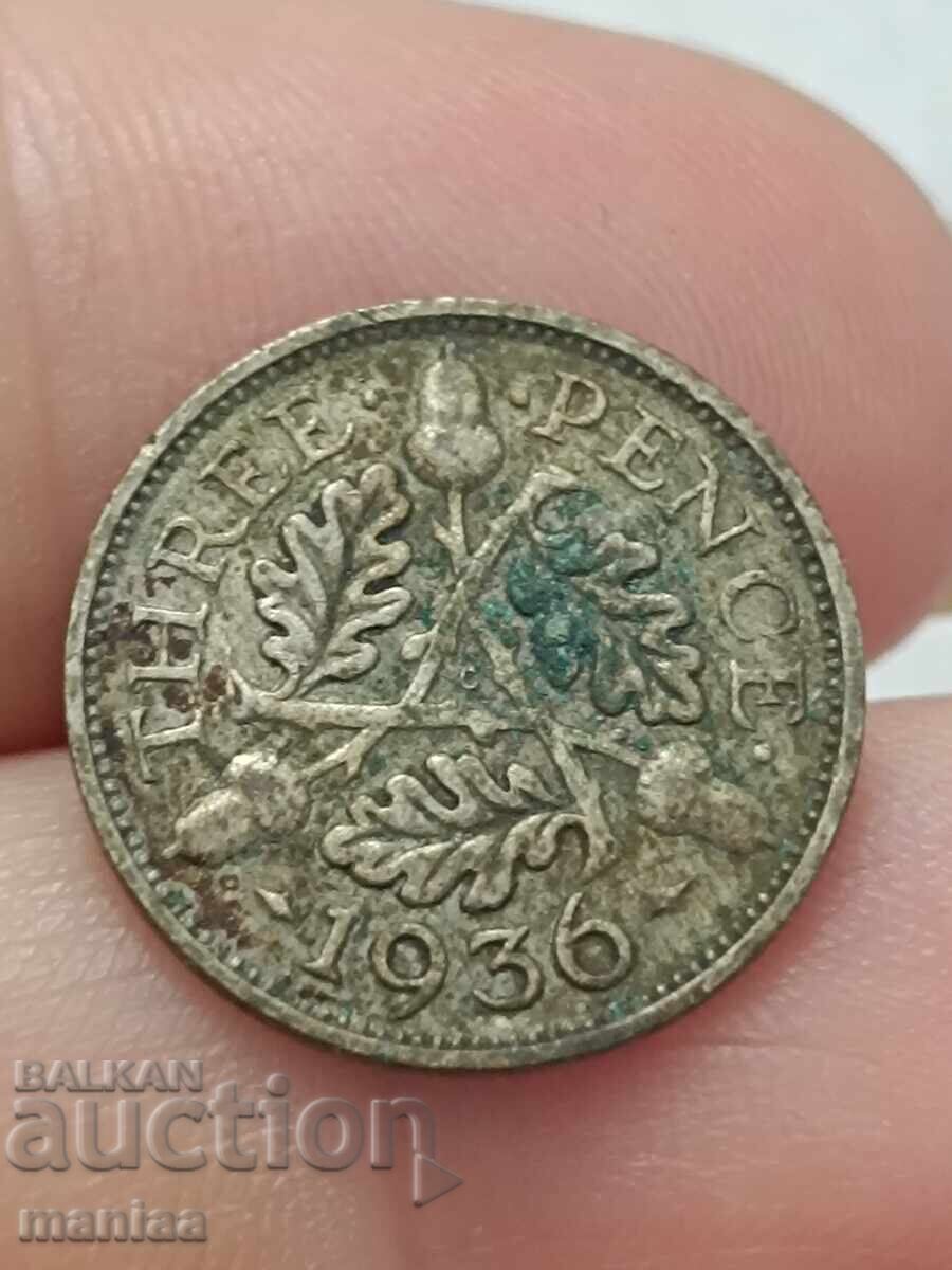 3 πένες 1935 ασημένια! με τιμή € 6.00 | 11.73 BGN