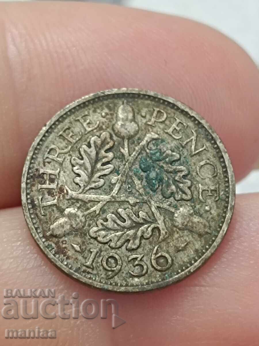 Δημοπρασία 3 πένες 1935 ασημένια!