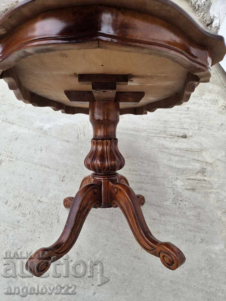 Όμορφο μασίφ τραπέζι σαλονιού με ένθετο στο καπάκι!!! - 7