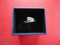 Сребърен пръстен с камъни 925