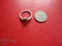 Сребърен пръстен с камъни 22