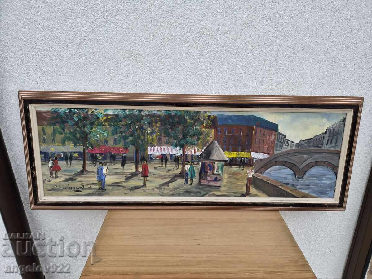 Pictura in ulei originala pe panza!!!