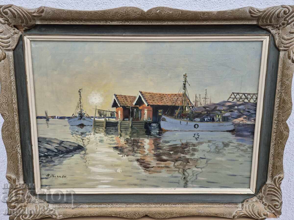 Παράδοση Πρωτότυπη ελαιογραφία σε καμβά!!!