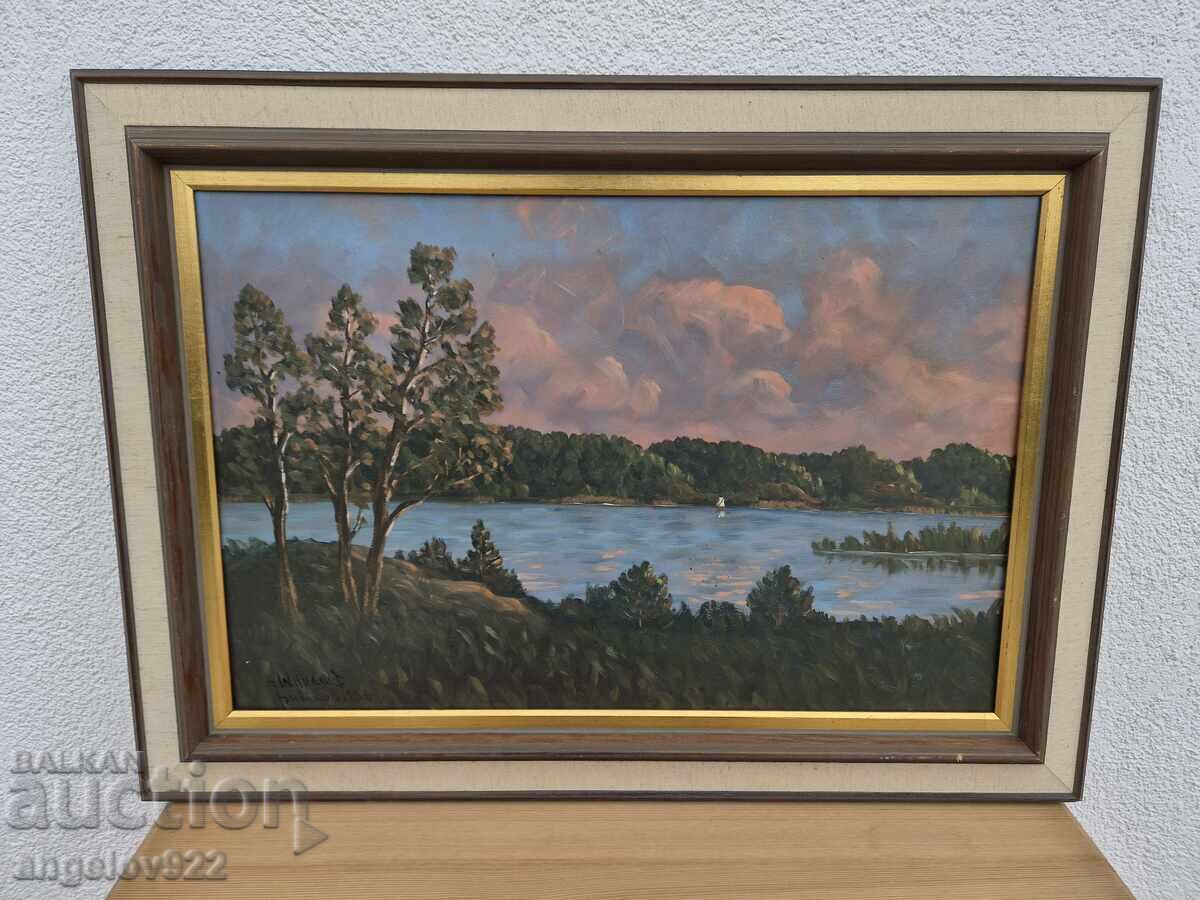 Auction  Original oil painting on phaser!!!