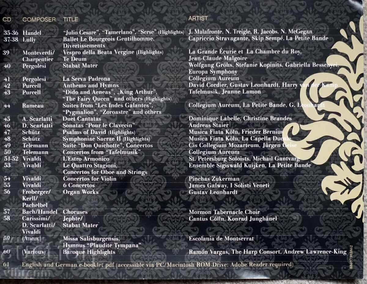 Prodavam kolektsiya Baroque Masterpieces – 60 CD - 6
