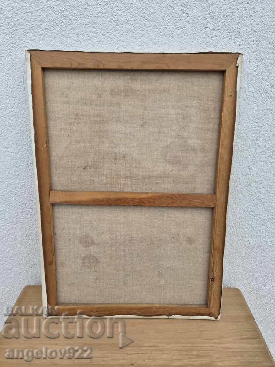 Ελαιογραφία παλαιού συγγραφέα σε καμβά!!! - 7