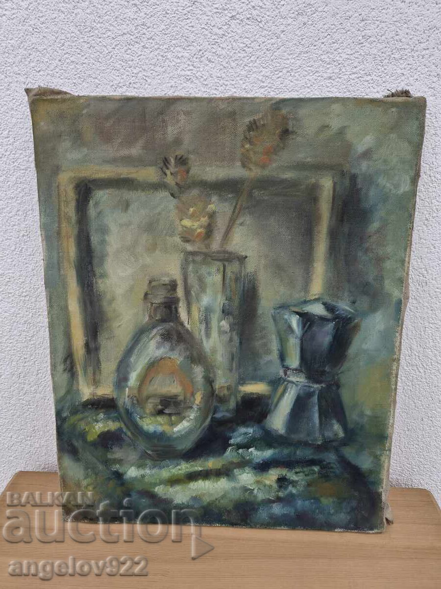 Auction  Old Bulgarian Oil Painting on Canvas!!!