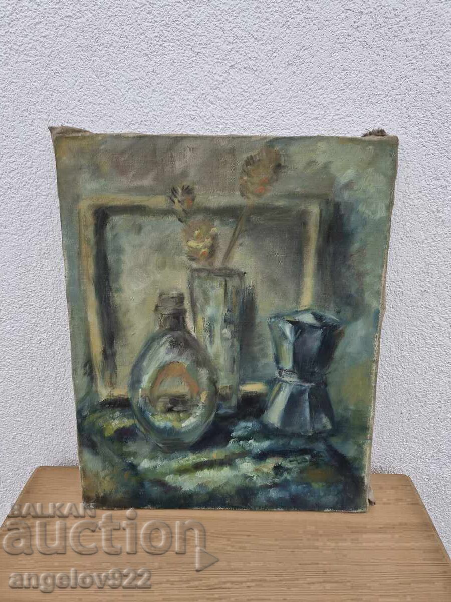 Old Bulgarian Oil Painting on Canvas!!!