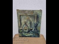 Old Bulgarian Oil Painting on Canvas!!!