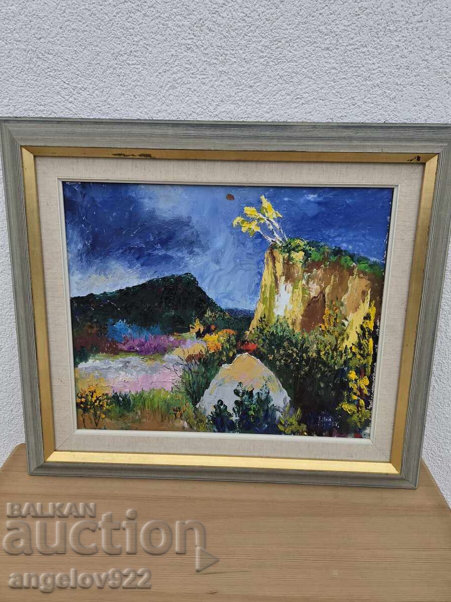 Pictura in ulei originala pe phaser!!! cu preț € 0.01 | 0.02 BGN