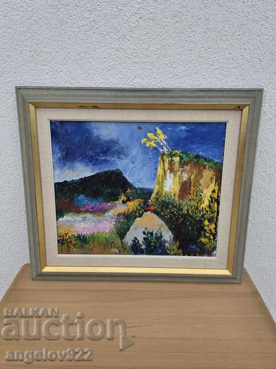 Pictura in ulei originala pe phaser!!!