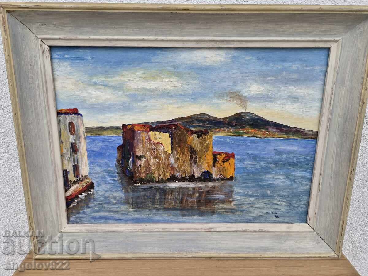 Auction  Original oil painting on phaser!!!