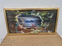 Pictura in ulei originala pe phaser!!!