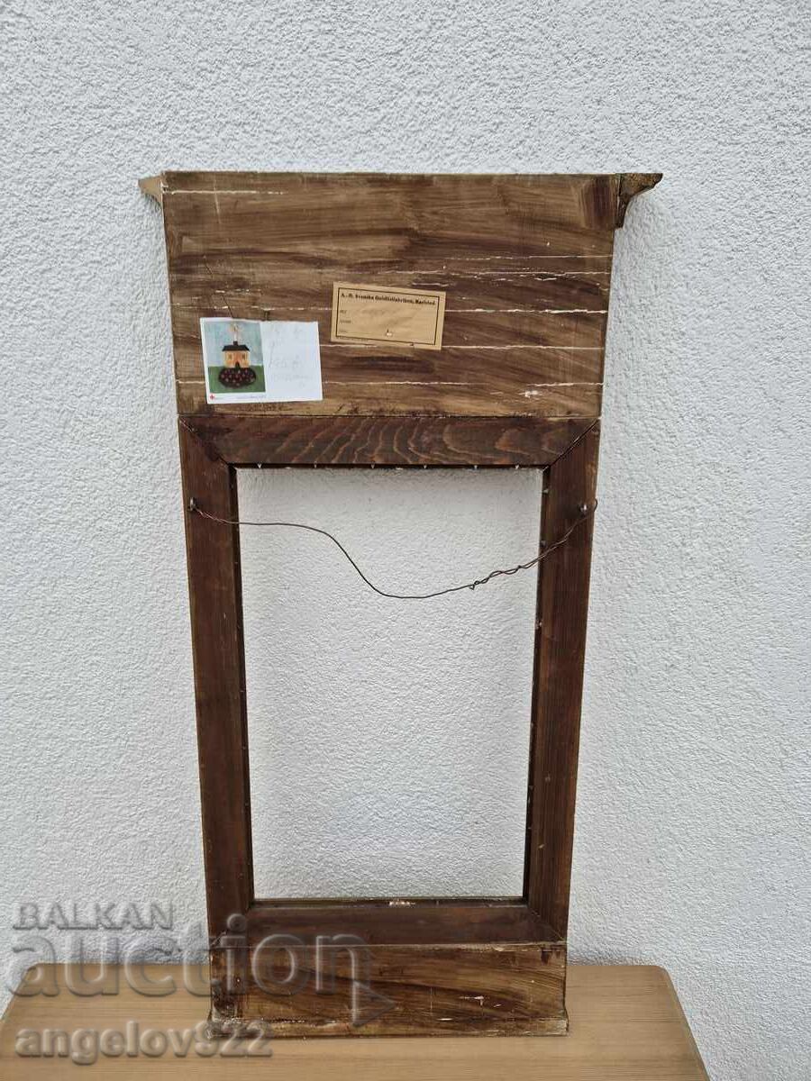 Παλιά όμορφη ξύλινη κορνίζα για καθρέφτη!!! - 7