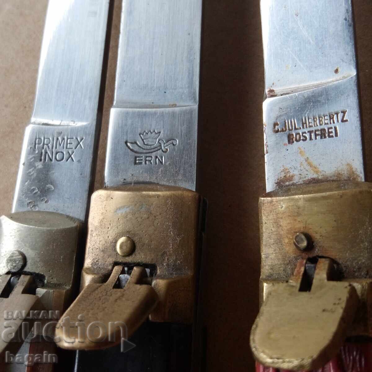 Collection of automatic knives with price € 150.00 | 293.38 BGN