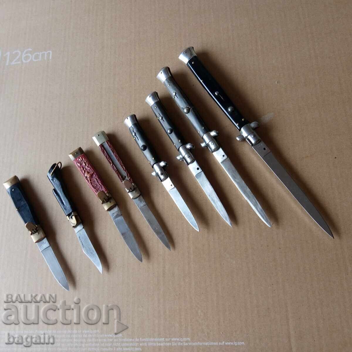 Collection of automatic knives