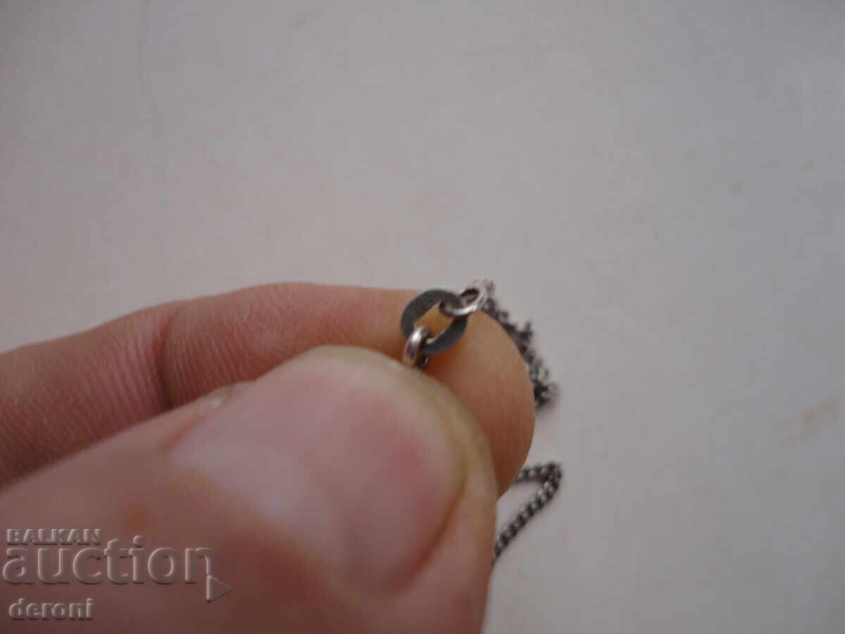 Livrarea Colier lanț argintiu grozav 41 Livrarea Colier lanț argintiu grozav 41