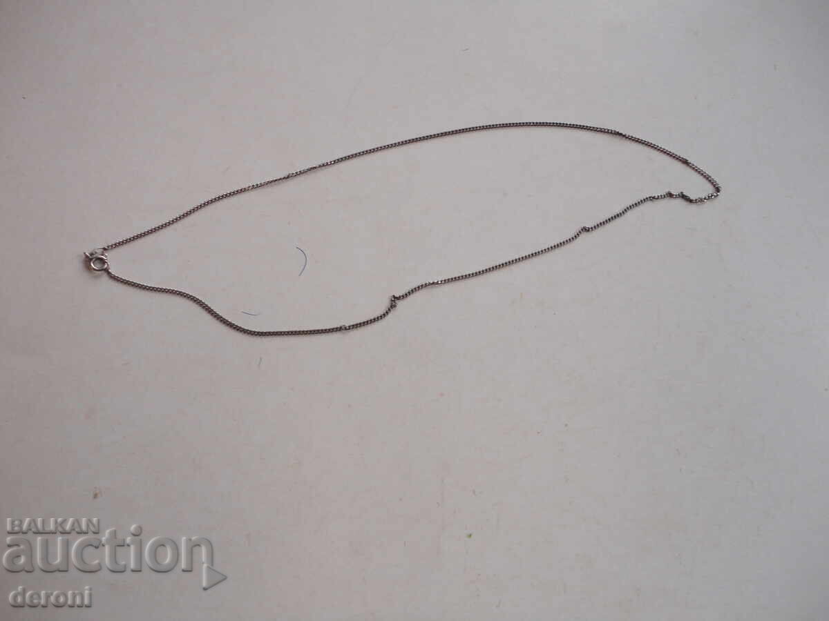 Colier lanț argintiu grozav 41 - 6 Colier lanț argintiu grozav 41 - 6