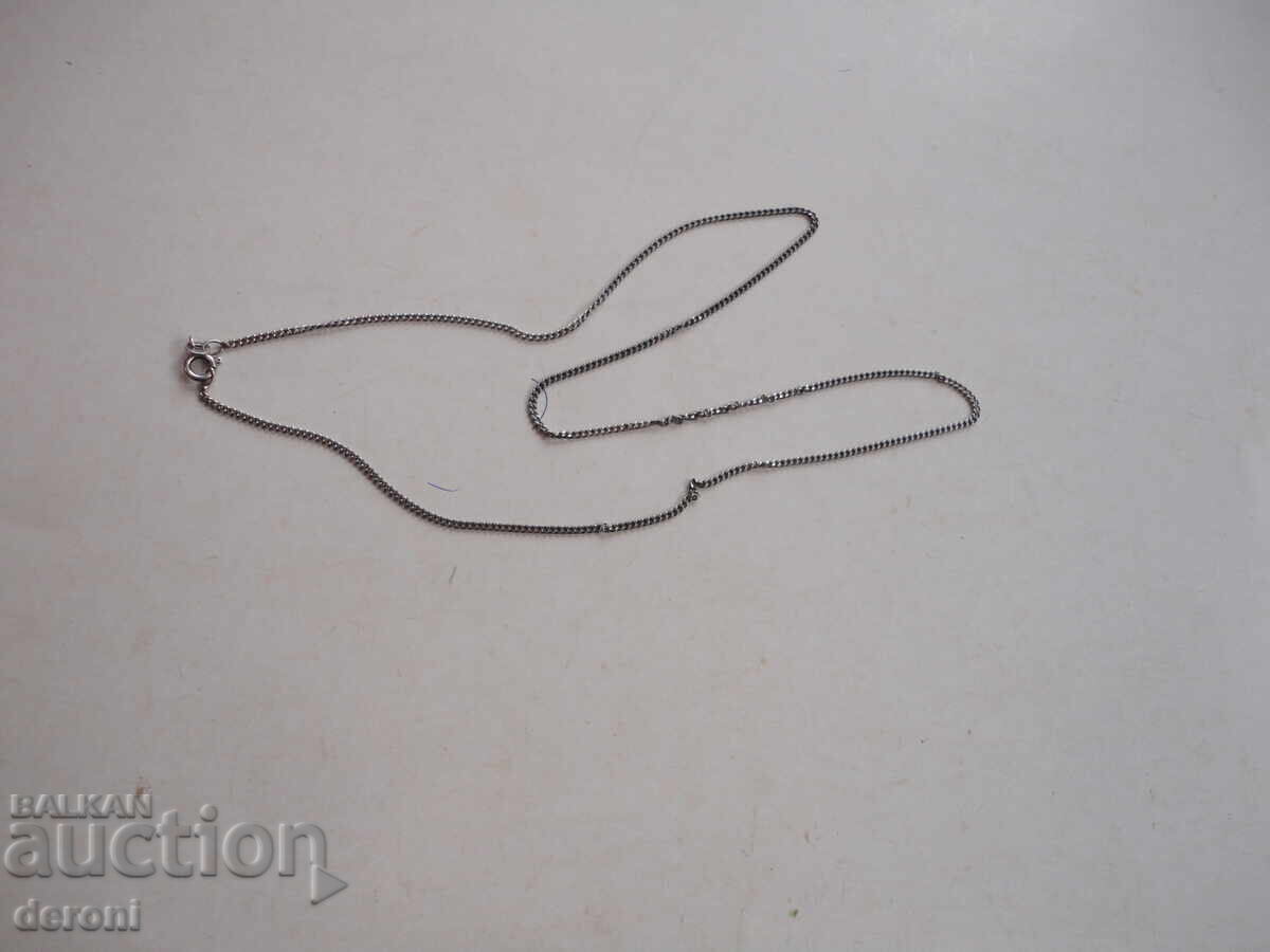 Colier lanț argintiu grozav 41 - 7 Colier lanț argintiu grozav 41 - 7