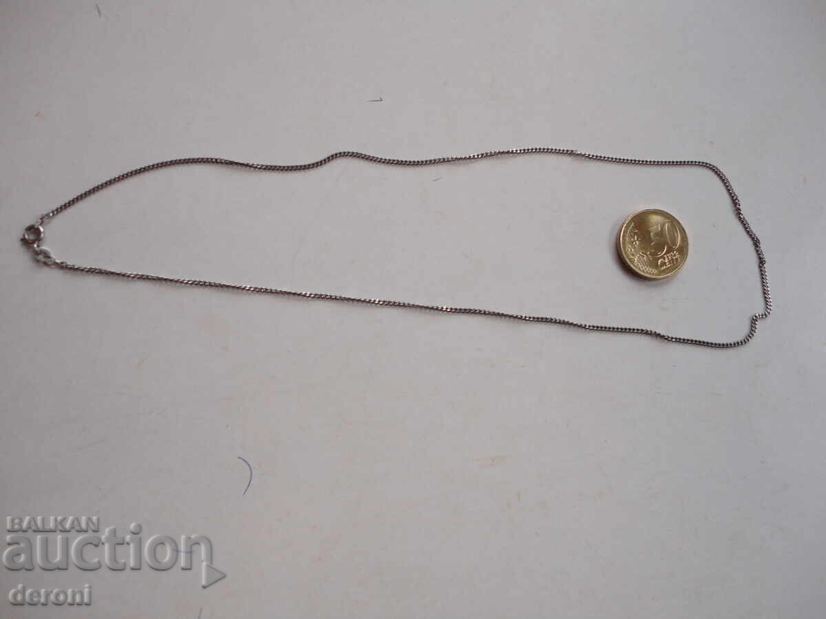 Colier lanț argintiu grozav 41 Colier lanț argintiu grozav 41