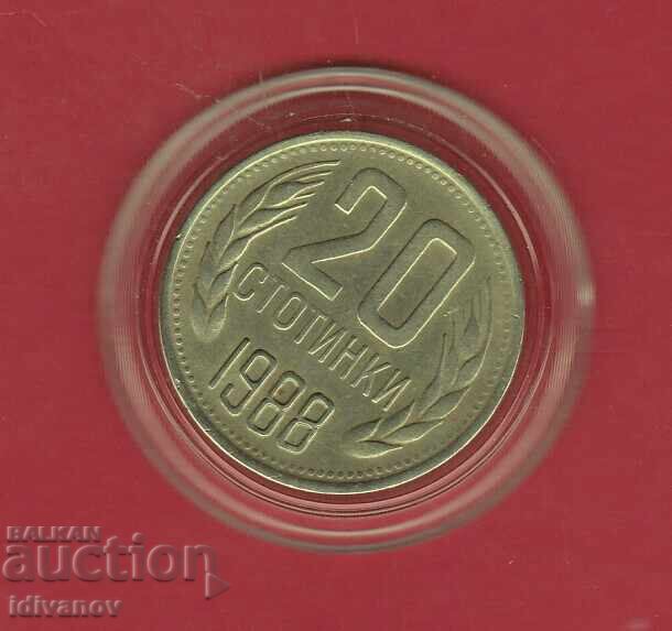 20 STOTINKI 1988 20 STOTINKI 1988