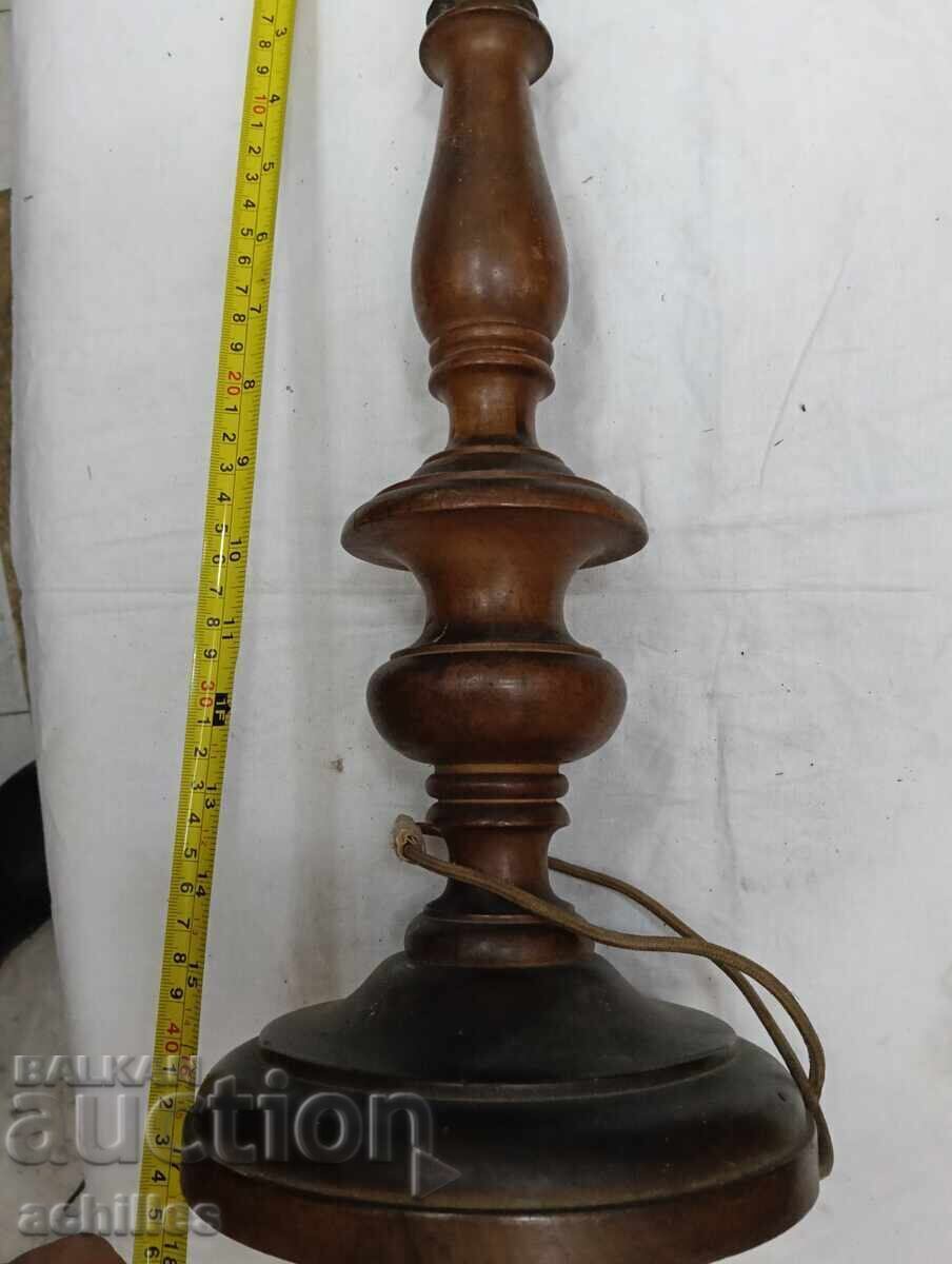 Electric wooden lamp - 5