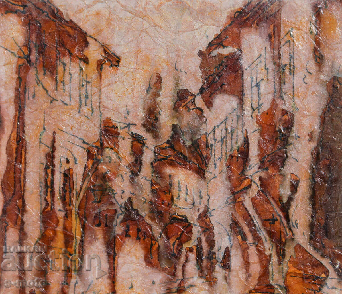 Livrarea Plamen Kostov Tablou acuarelă peisaj urban