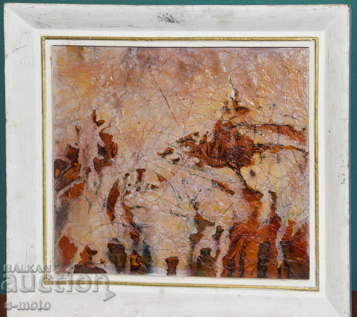 Δημοπρασία Plamen Kostov Kartina akvarel gradski peĭzazh