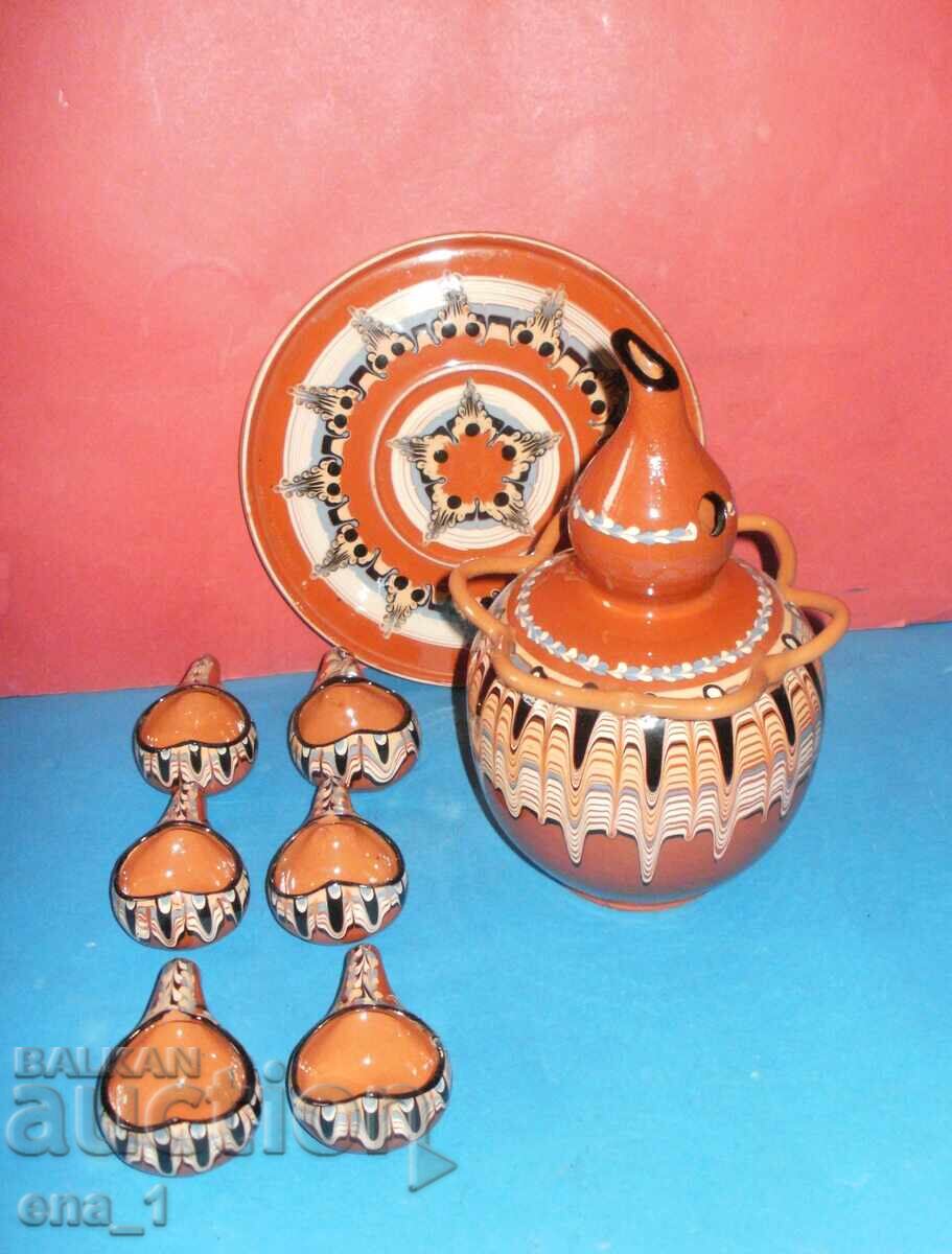 Αχρησιμοποίητο βουλγαρικό κεραμικό σερβίτσιο σε στυλ Τροίας - 5