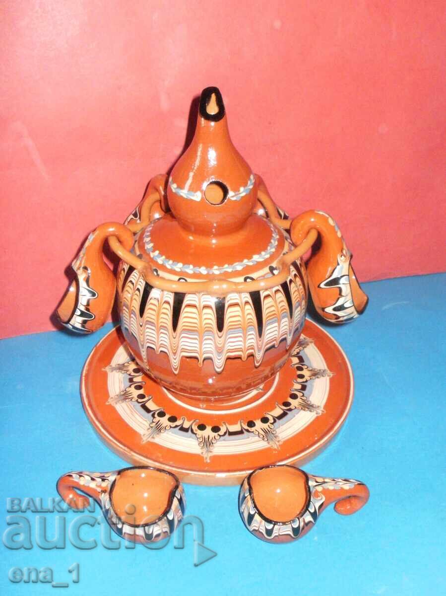 Αχρησιμοποίητο βουλγαρικό κεραμικό σερβίτσιο σε στυλ Τροίας - 6