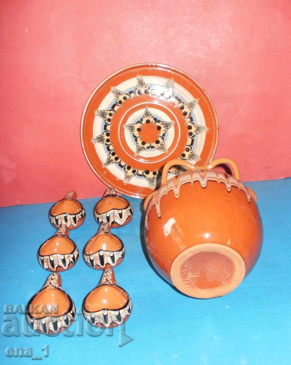 Αχρησιμοποίητο βουλγαρικό κεραμικό σερβίτσιο σε στυλ Τροίας - 7