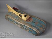 Παλιό Ουγγρικό μεταλλικό παιχνίδι μοντέλο σεληνοχόδου διάστημα