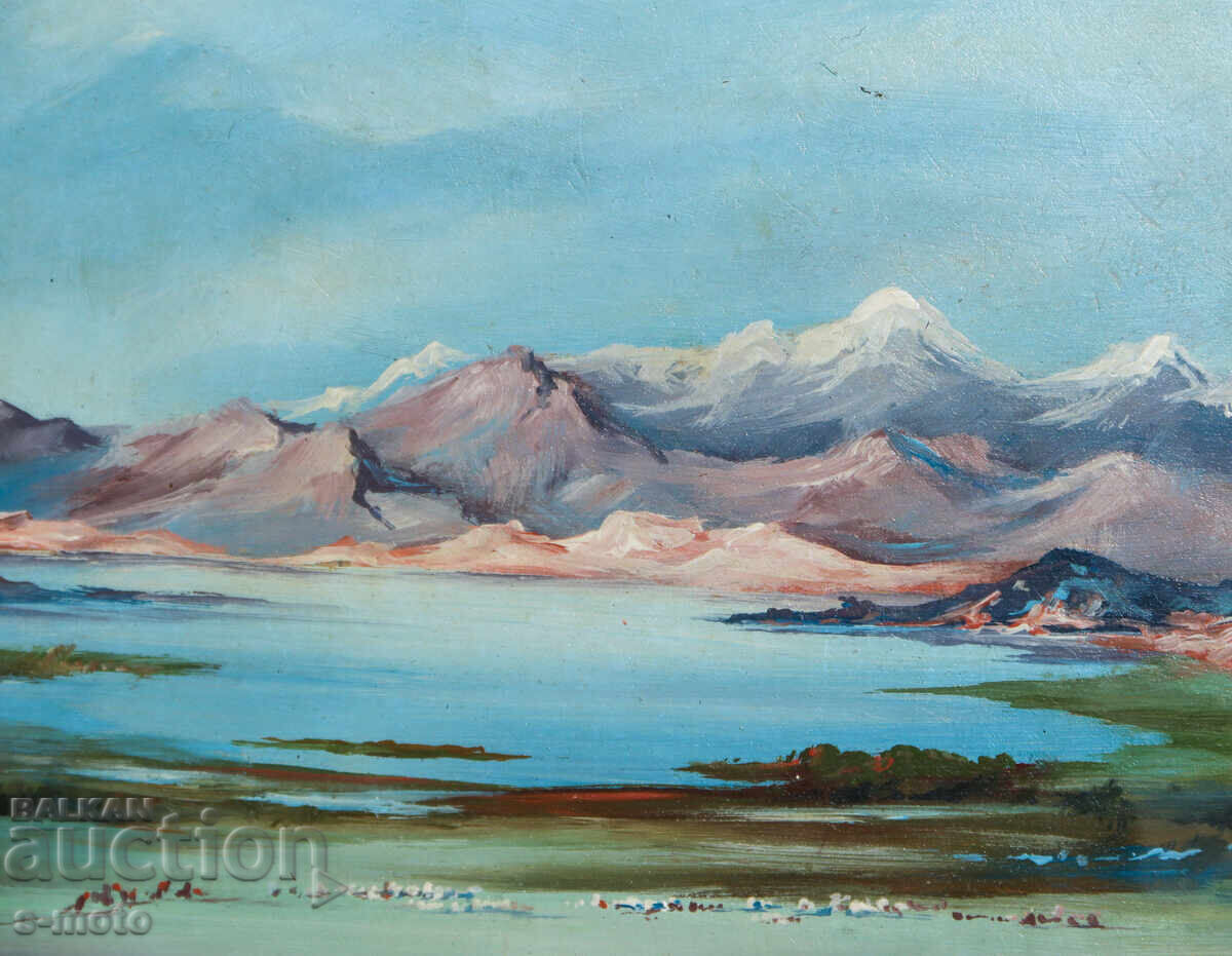 Tablou ulei peisaj montan - 5