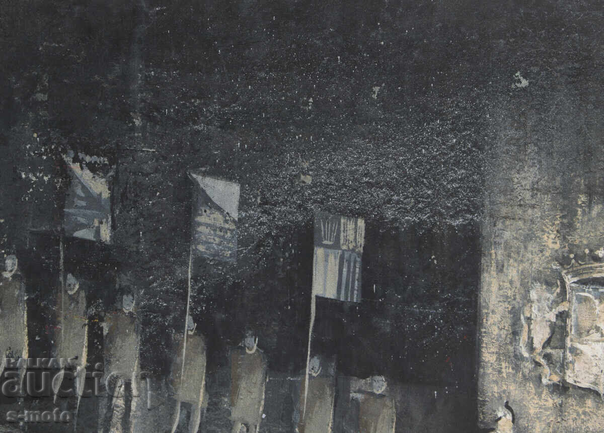 Delivery of Lyubomir Tsakev (1940 - 2012) scenography "Hamlet"