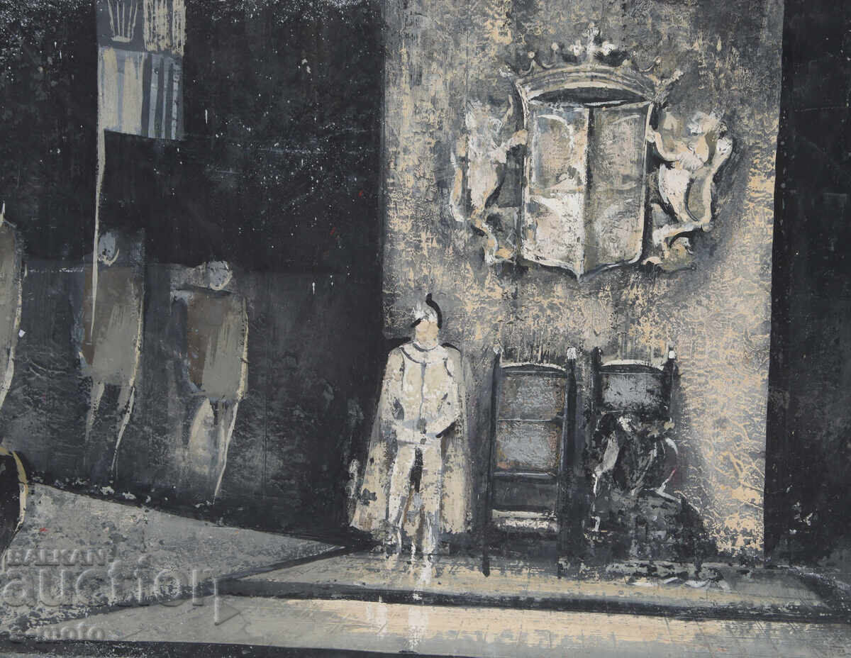 Lyubomir Tsakev (1940 - 2012) scenography "Hamlet" - 6