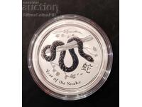 Ασήμι 1/2 oz Έτος του Φιδιού 2013 Αυστραλία Lunar 2