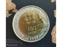 Monedă Portugalia (Comemorativă) 100 escudos, 1997
