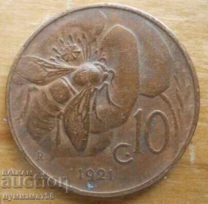 10 Centesimi 1921 - Ιταλία