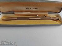 Χρυσό μολύβι με σφραγίδα 375 - 9k, 1930, 27,8 γραμμάρια