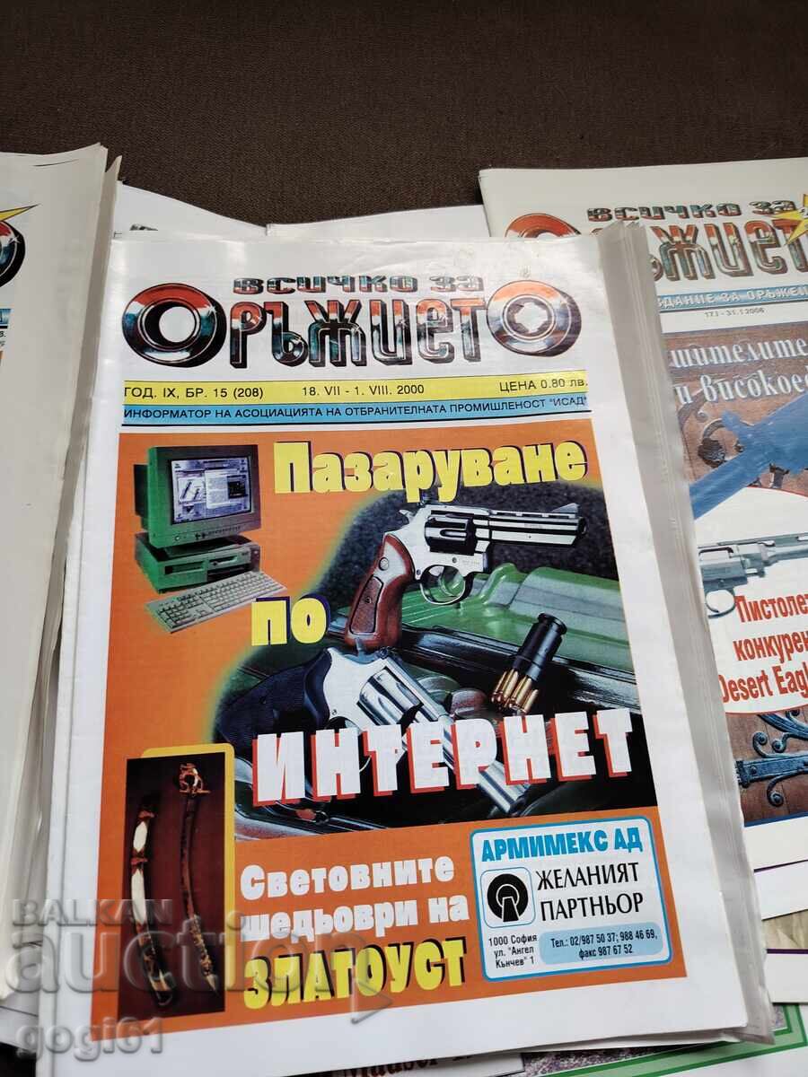 Licitație Totul despre armă, 21 buc