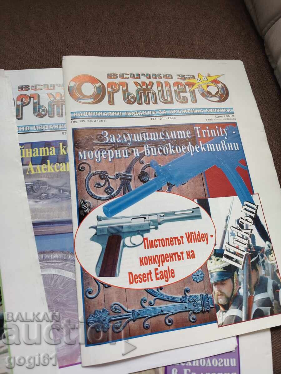 Livrarea Totul despre armă, 21 buc