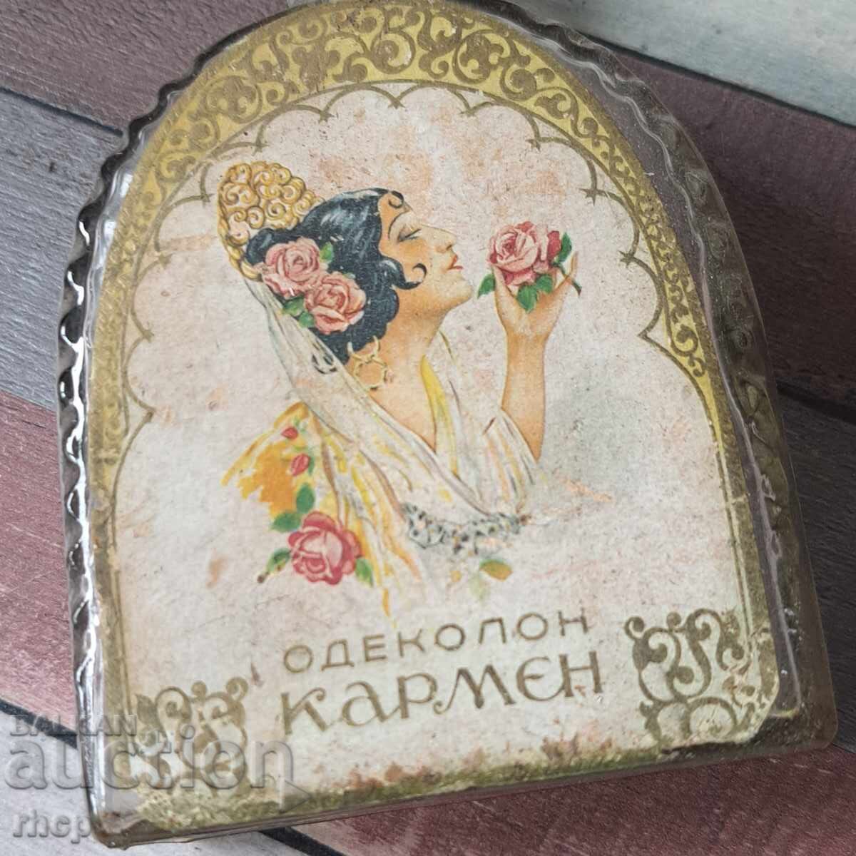 Carmen Eau de Cologne old Soviet perfume bottle with price € 2.00 | 3.91 BGN