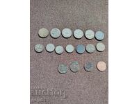 Bulgarian coins, 17 pcs. uncleaned