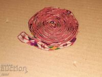 Authentic woven and embroidered belt for traditional costume - 238 cm