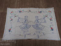 Embroidered rug