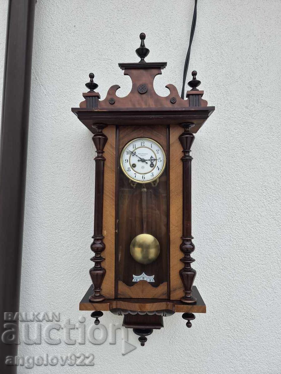 JUNGHANS Μεγάλο γερμανικό ρολόι τοίχου ΕΡΓΑΣΙΜΟ