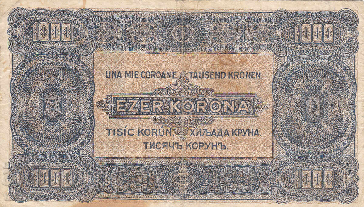 Licitație tino37 - UNGARIA - 1000 COROANE - 1923
