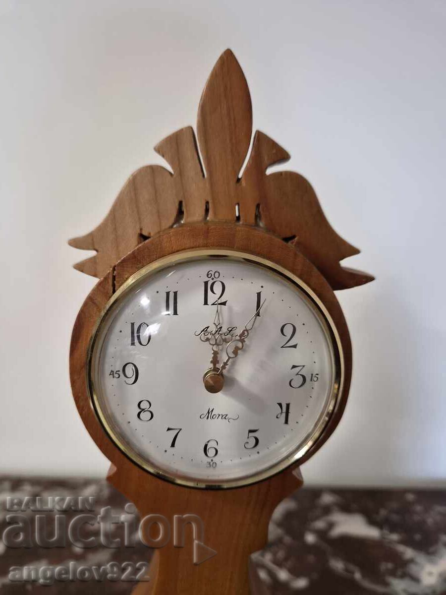 Auction  Beautiful MORA table clock WORKING