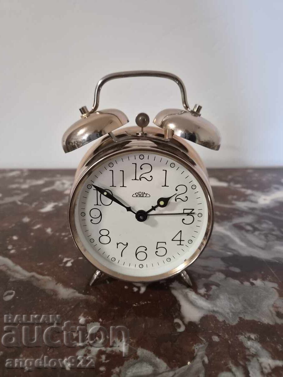 Vintage PRIM alarm clock WORKING with price € 1.50 | 2.93 BGN