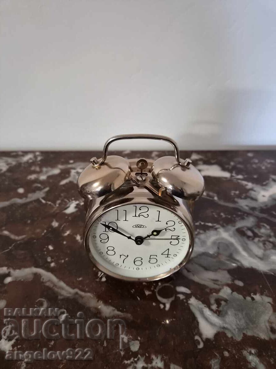 Auction  Vintage PRIM alarm clock WORKING